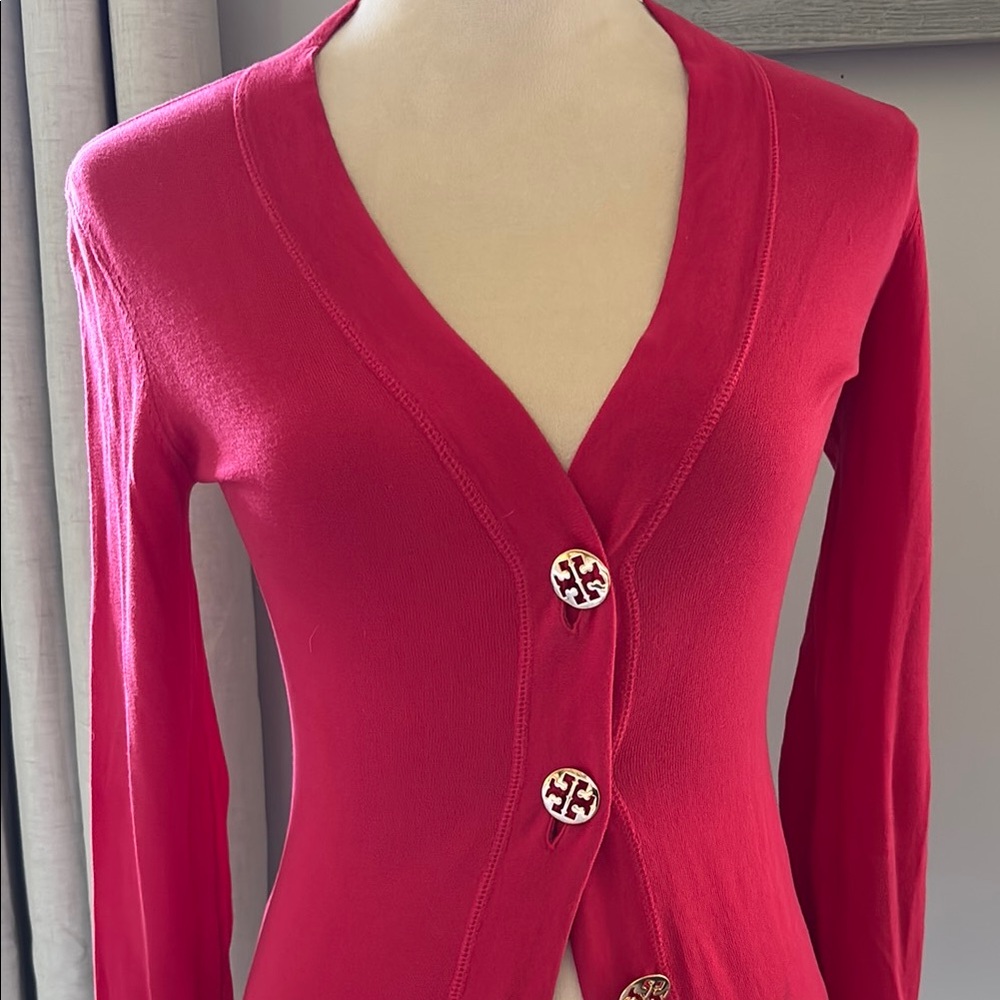 Tory Burch 5 Button-Up Cardigan